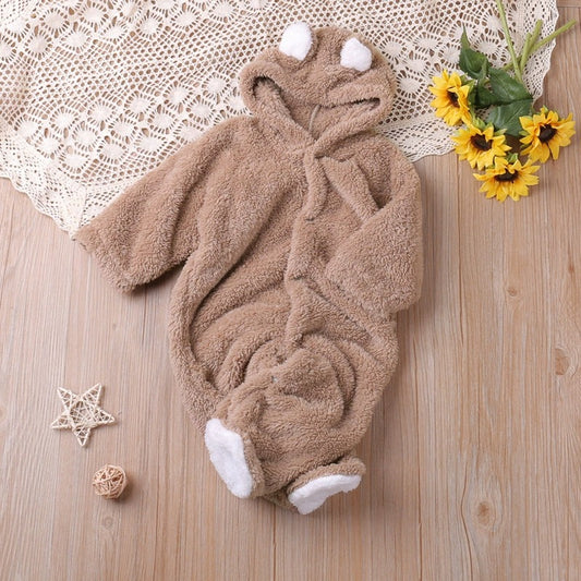 Kapüşonlu Peluş Tulum Ayıcık