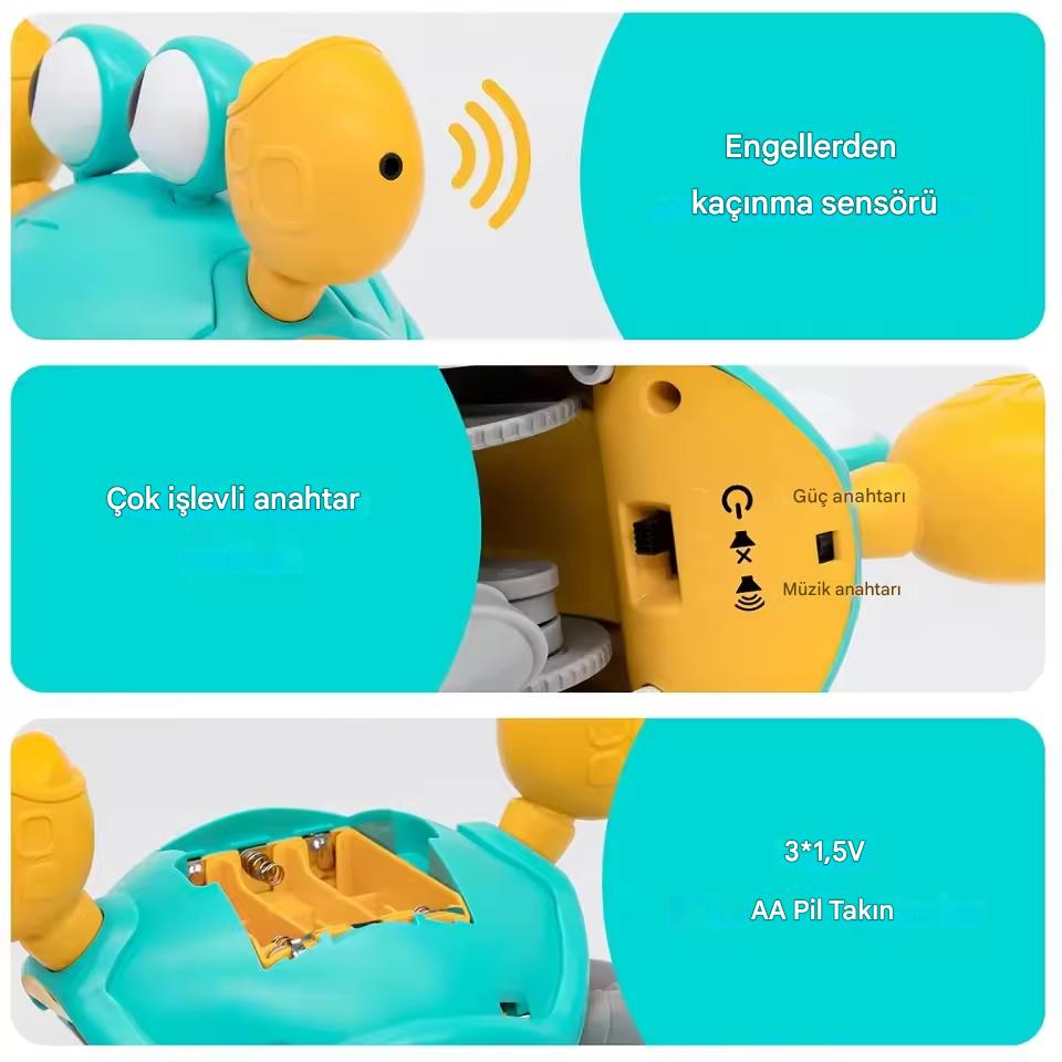 Hareketli Oyuncak Yengeç